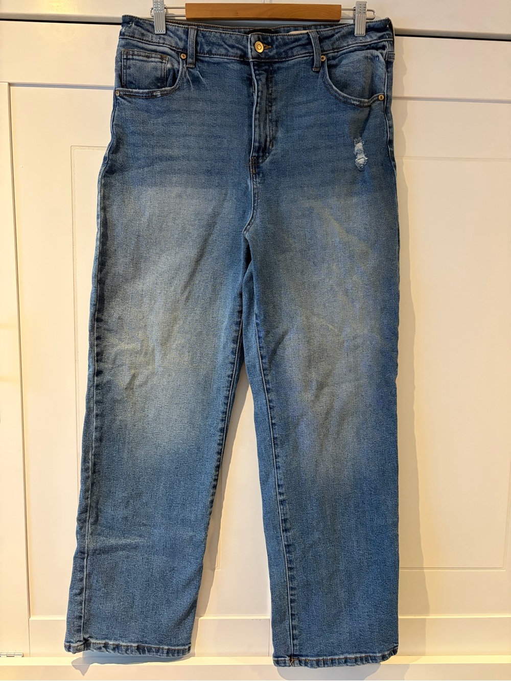 BCBG Skater Straight Blue Jeans